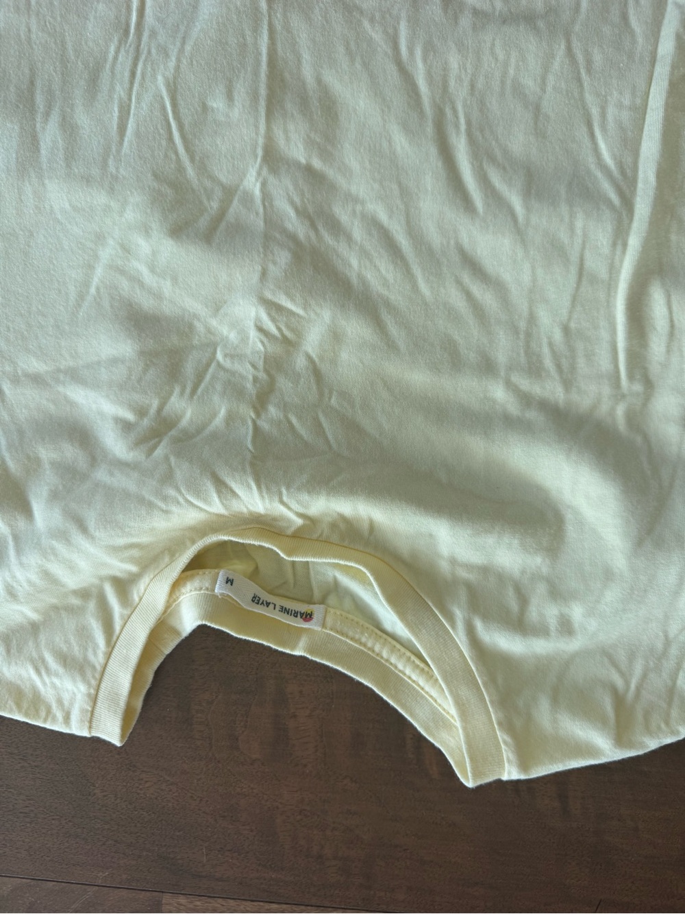 Marine Layer Ombre Yellow to Pink Short Sleeve Tee - Picture 2 of 3